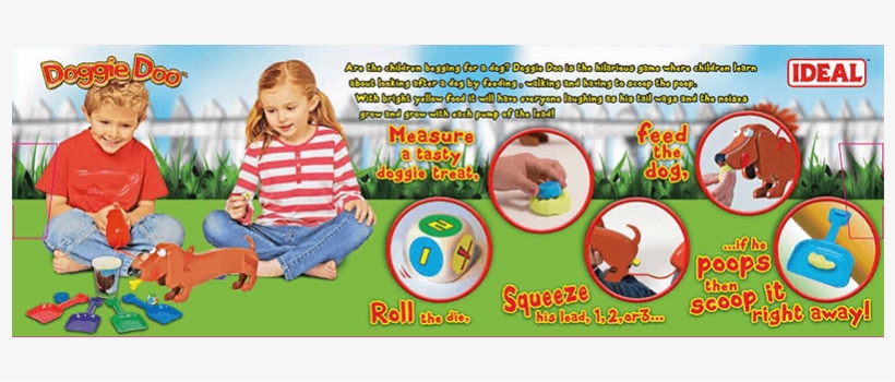 Doggie Doo Back Of Box - John Adams Doggie Doo Game, transparent png #5662848