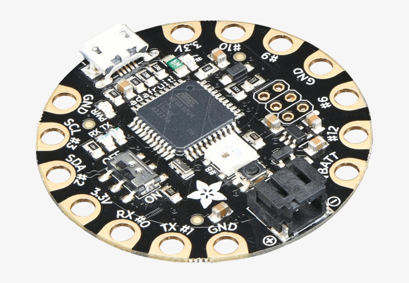 Adafruit Flora Adafruit - Flora V3 - Wearable Electronic Platform, transparent png #5664126