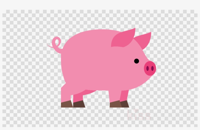Pink Pig Icon Clipart Domestic Pig Computer Icons - Nube De Mensaje, transparent png #5664562