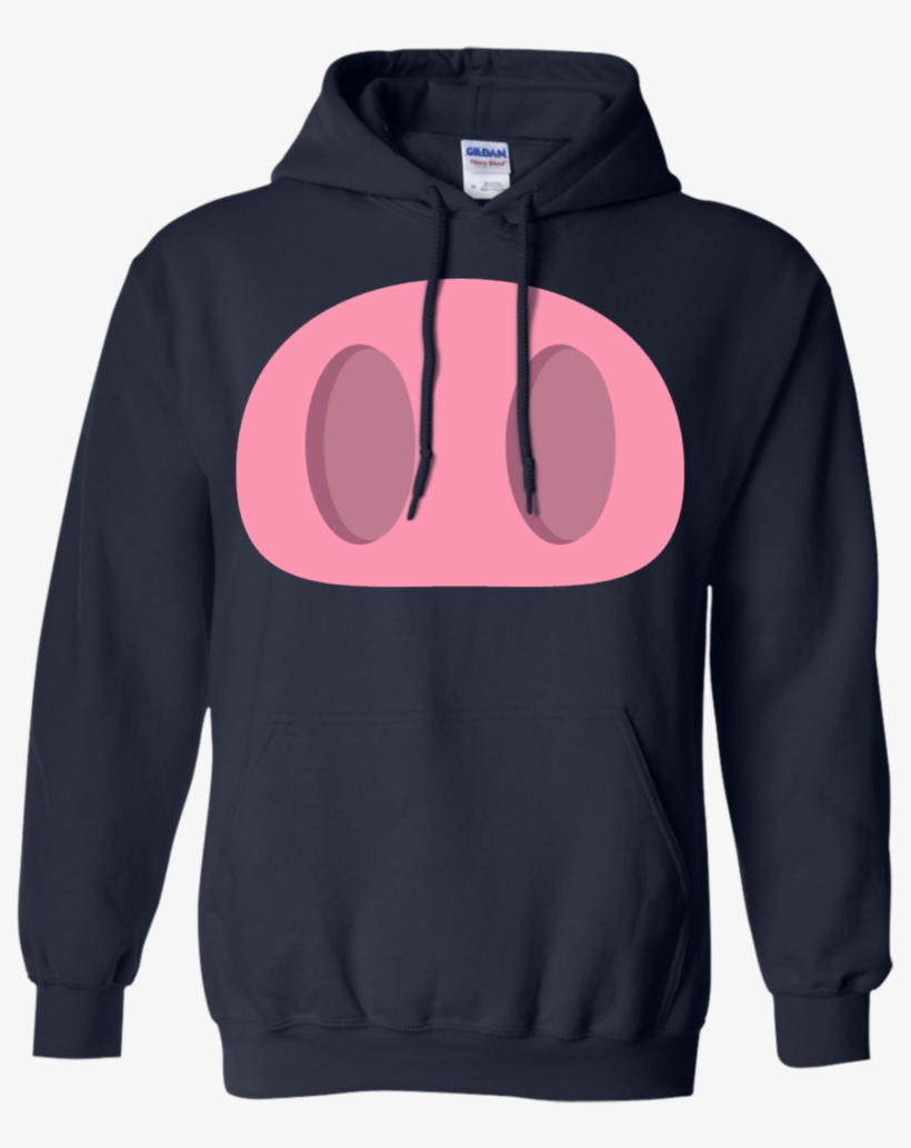 Pig Nose Emoji Hoodie - Culture Hoodie, transparent png #5664625