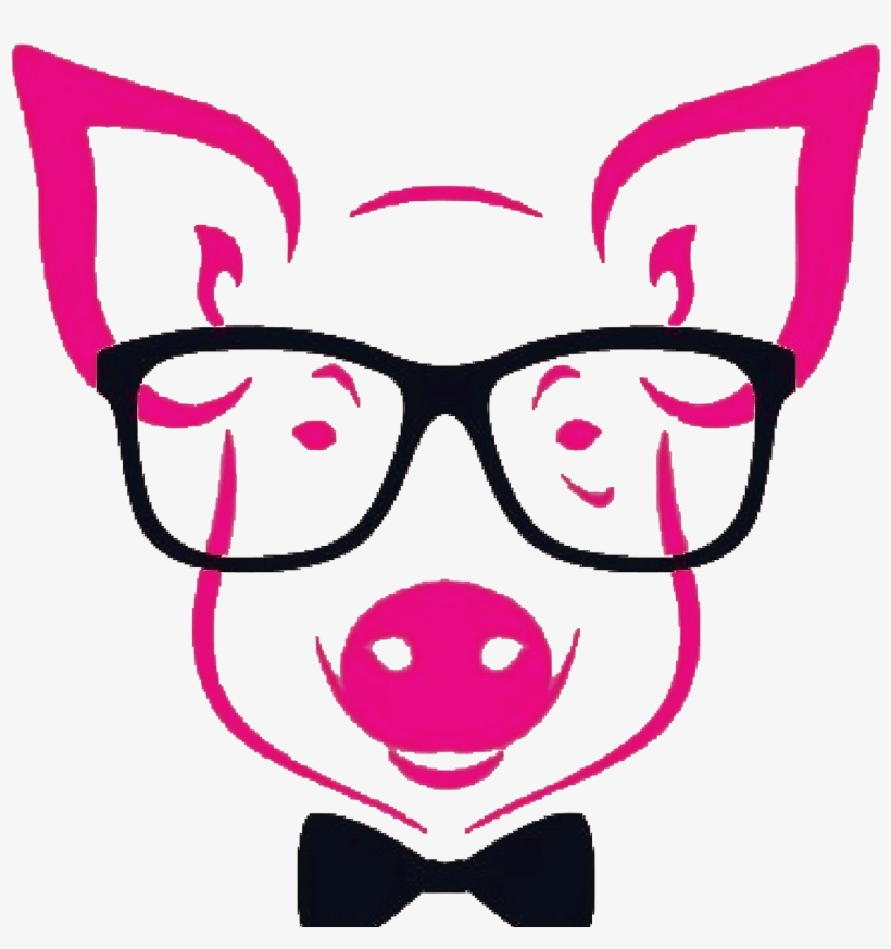 Pig In Bow Tie, transparent png #5664882