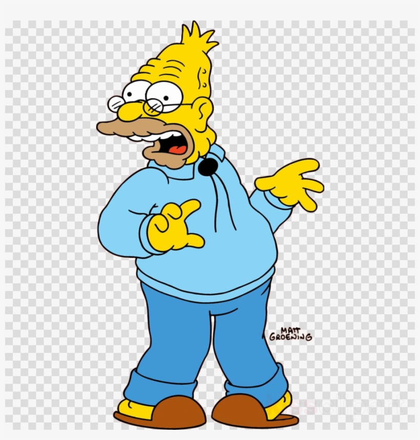 Abraham Simpson Clipart Grampa Simpson Homer Simpson - Abe Simpson Jpg, transparent png #5665193