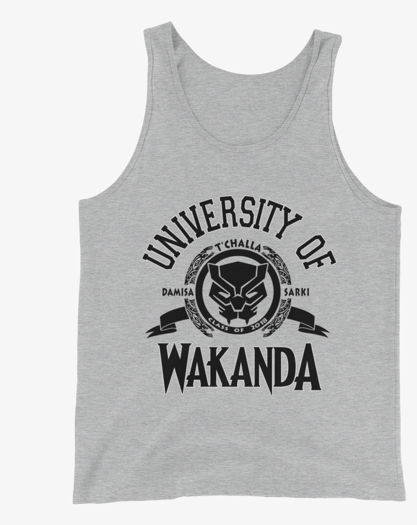 University Of Wakanda Tank - Top, transparent png #5666832