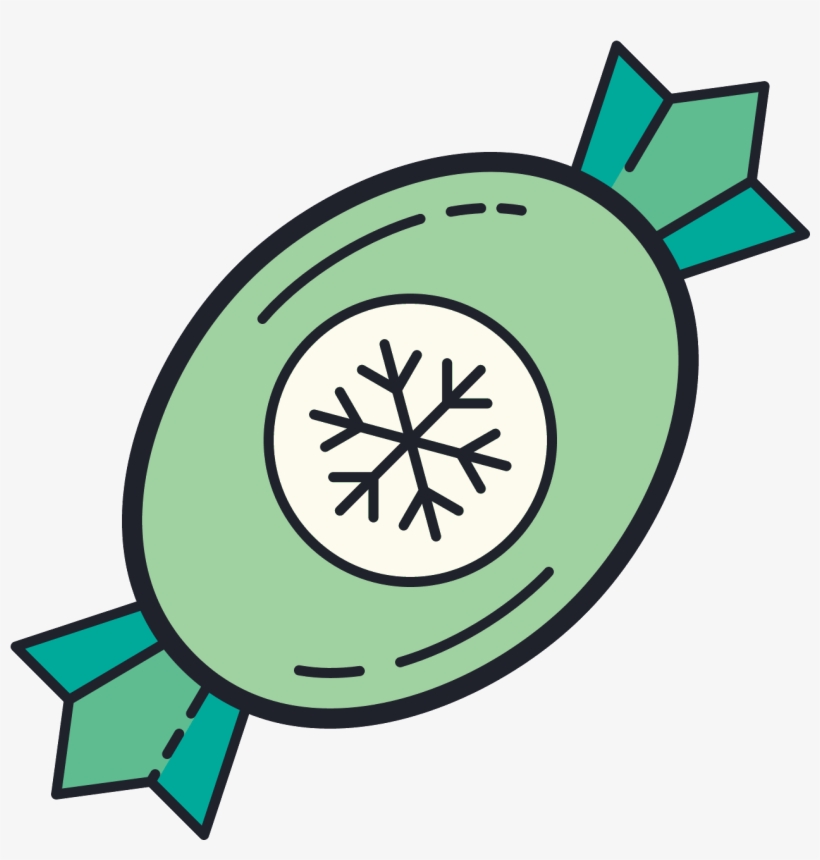 Słodycze Bożonarodzeniowe Icon - Shape, transparent png #5667050
