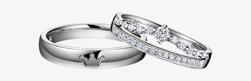 Buy Xian Yuan Kimberlitic K Gold Diamond Ring Diamond - Men And Women Wedding Rings Png, transparent png #5667115
