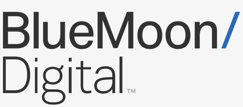 Blue Moon - Blue Moon Digital Logo, transparent png #5667580