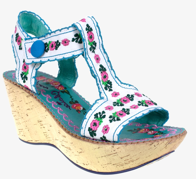 Irregular Choice, Once In A Blue Moon, White, Wedge - Ic Mutiny Ladies Footwear Spring Once, transparent png #5667628