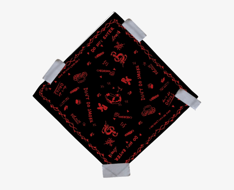 Black And Red Scarf - Red Scarf, transparent png #5667715