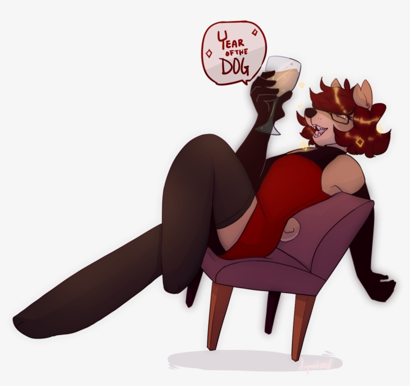 Blue Moon Its The Year Of The Dog - Cartoon, transparent png #5668058