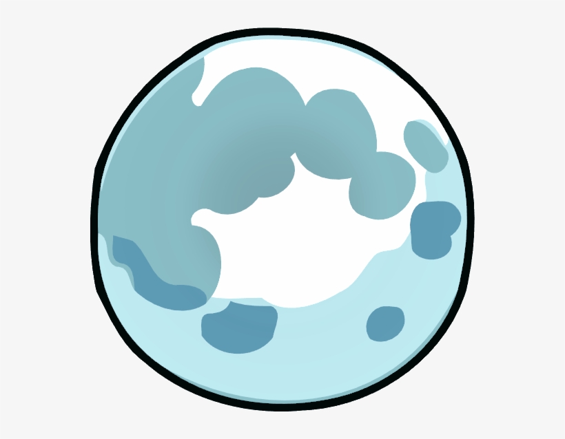 Full Moon - Scribblenauts Moon Png, transparent png #5668124