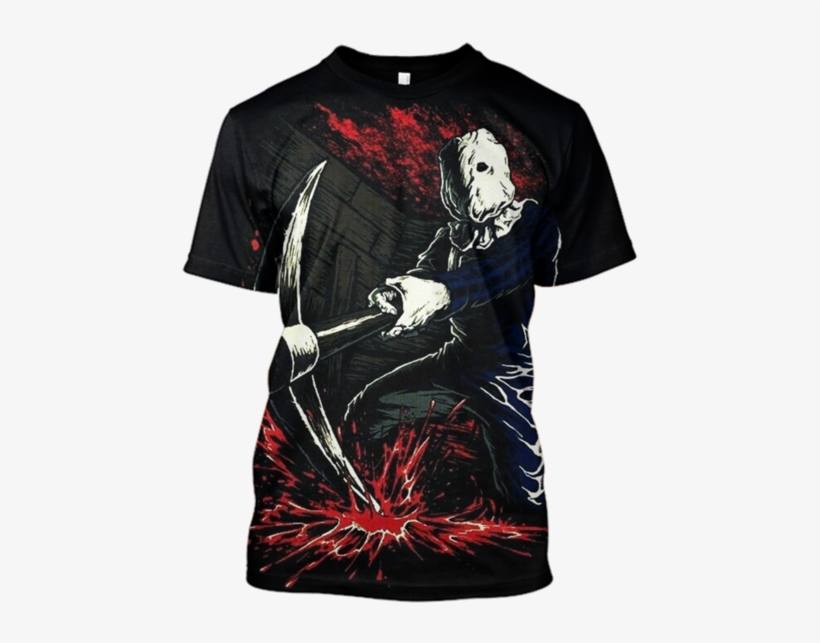 3d Jason Voorhees Friday The 13th Tshirt - Jason Voorhees, transparent png #5670409