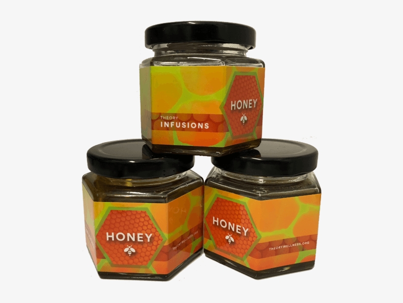 4oz Honey Jars - Gelatin Dessert, transparent png #5670645