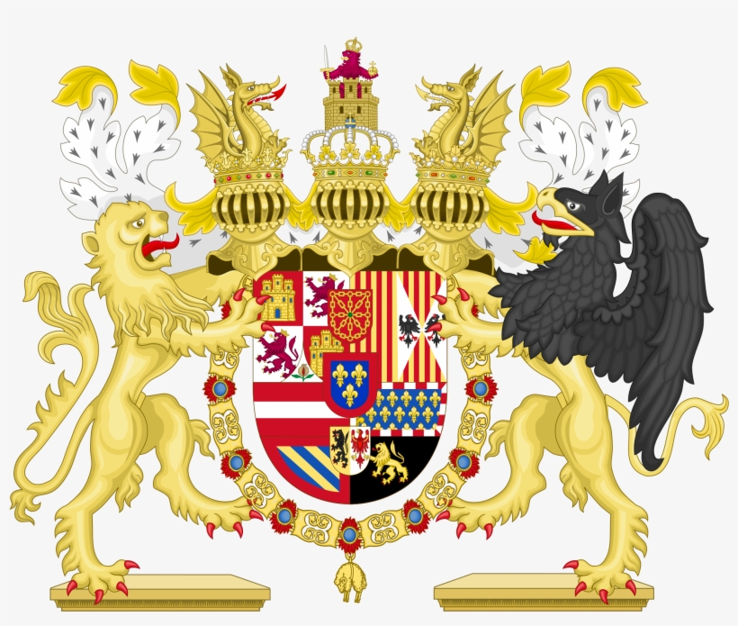 Full Ornamented Coat Of Arms Of Philip V Of Spain,, transparent png #5671080