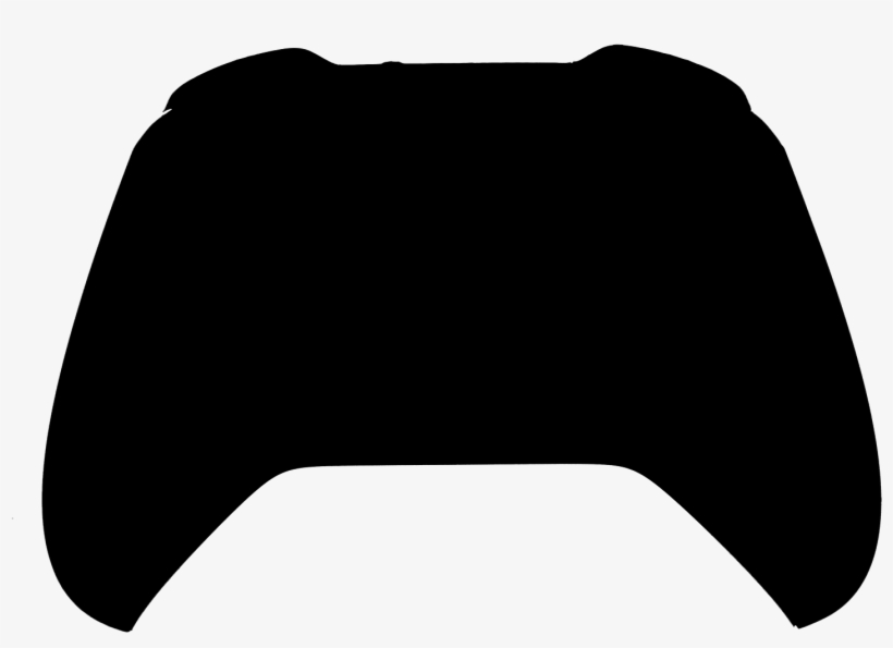 Controller Silhouette Png Clipart Black And White Download - Xbox One Controller Silhouette, transparent png #5671326