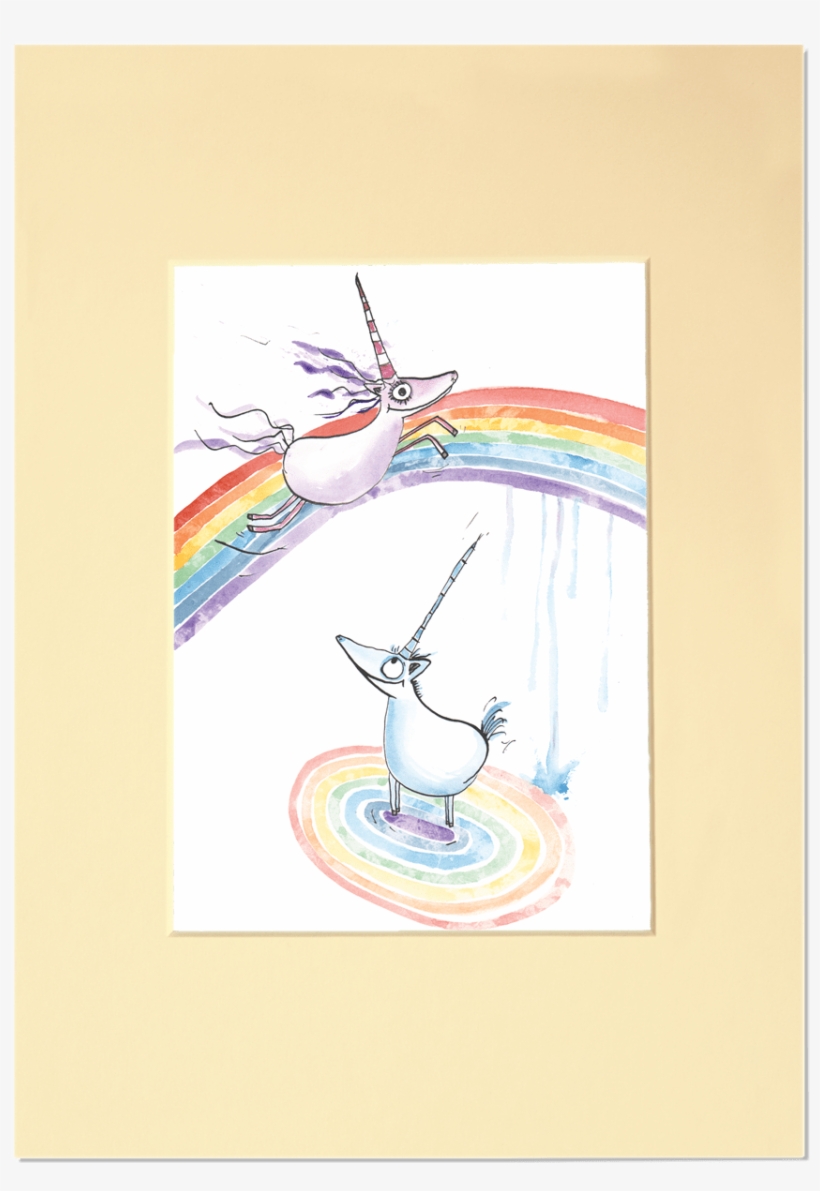 Rainbow Unicorns Mount - Illustration, transparent png #5672349