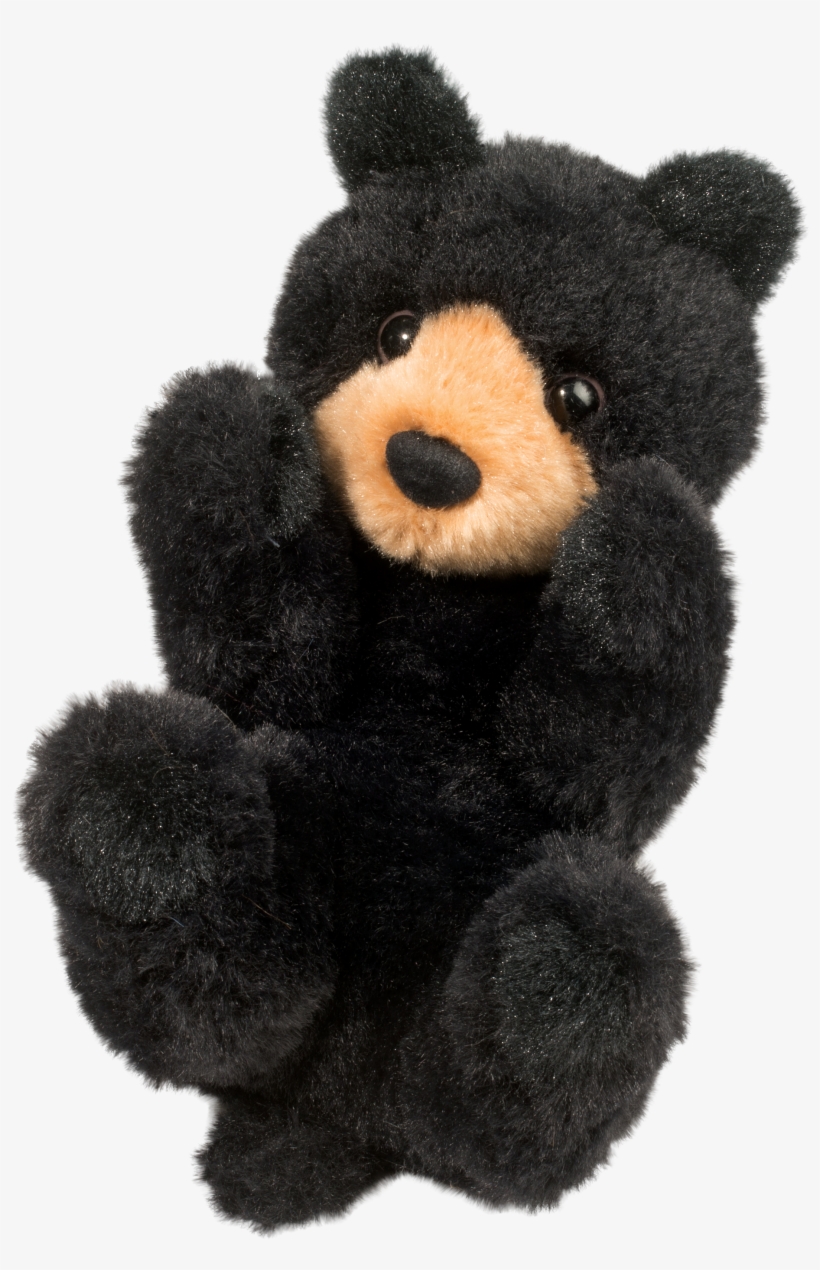 Douglas Handful Raven Black Bear Large - Stuffed Toy, transparent png #5674655