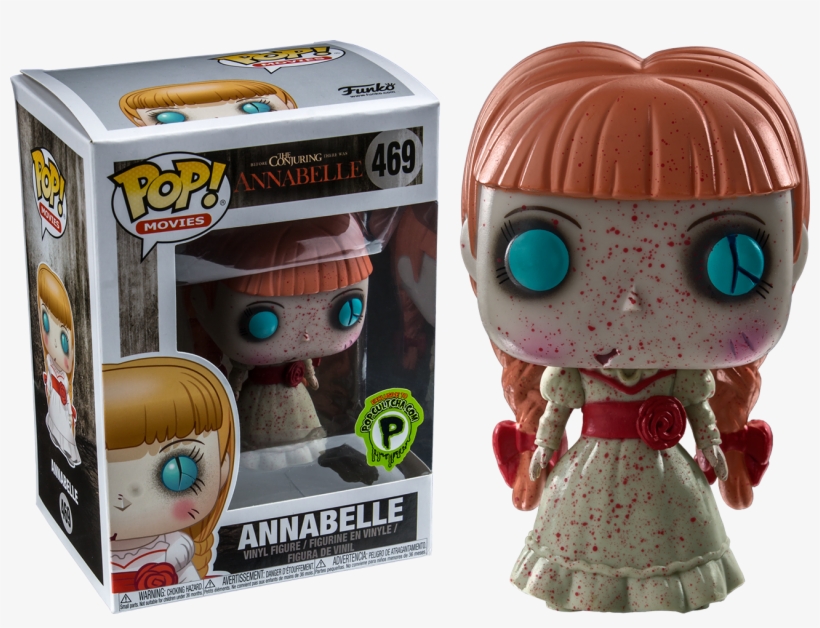Annabelle Blood Splatter Pop Vinyl Figure, transparent png #5674713