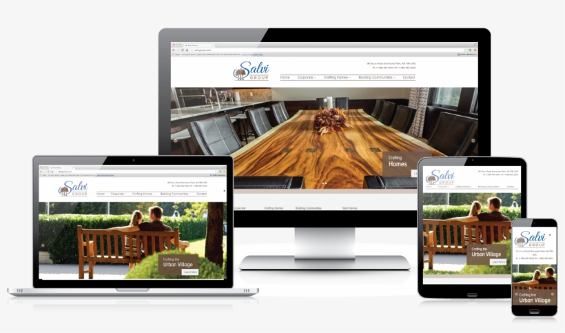 Salvi Group Responsive Web Design - Web Page, transparent png #5674972