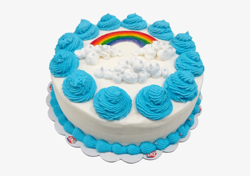 Dq® Rainbow Cake - Dairy Queen Rainbow Cake, transparent png #5677391