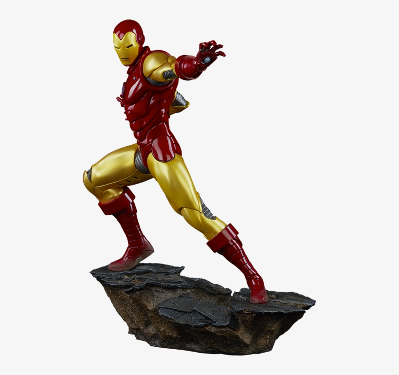 Iron Man Statue - Iron Man, transparent png #5677528