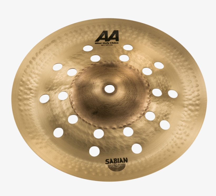 Sabian Aa 10 Mini Holy China Cymbal, transparent png #5677928