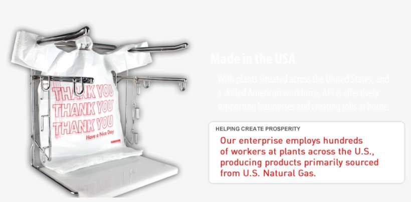 Api - Plastic Bags Industry In Usa, transparent png #5678168