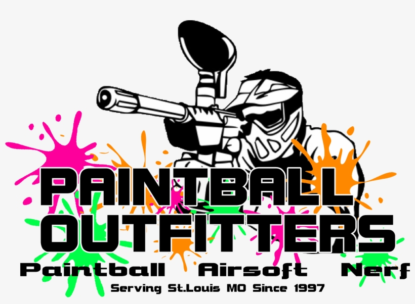 94b01c - Paintball Player Silhouette Sport Stylish Sticker Housewares, transparent png #5678817