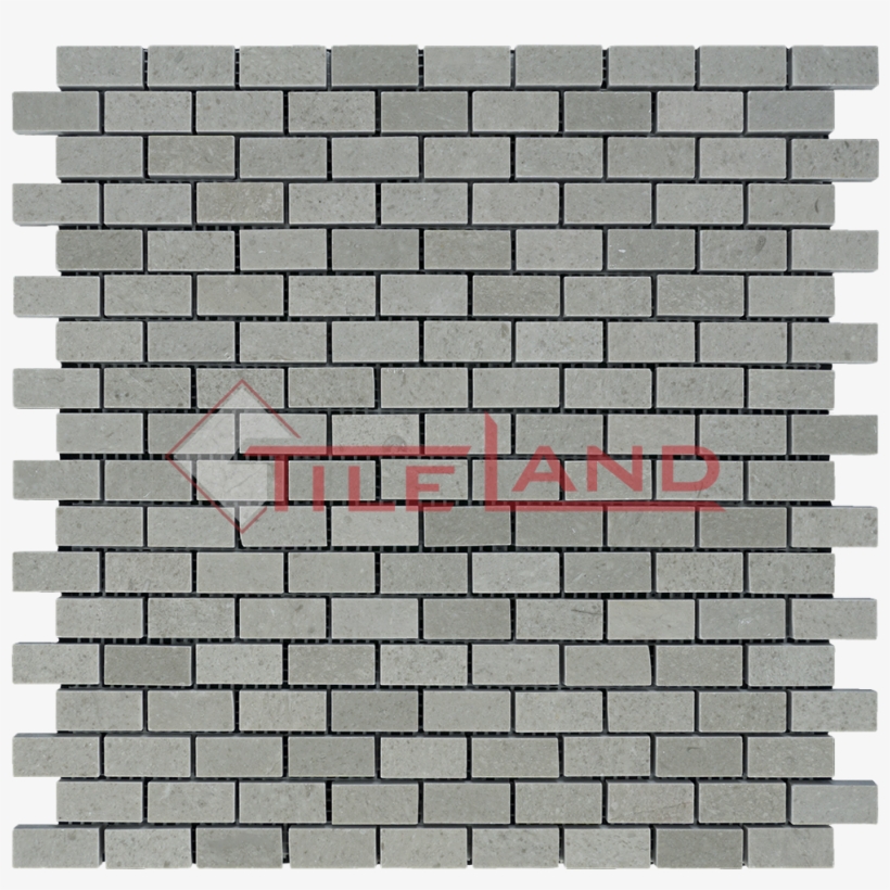 Spanish Grey 5/8 X 1-1/4 Mini Brick - Cinderella Gray Marble Mini Brick Mosaic Tile, Polished, transparent png #5679297