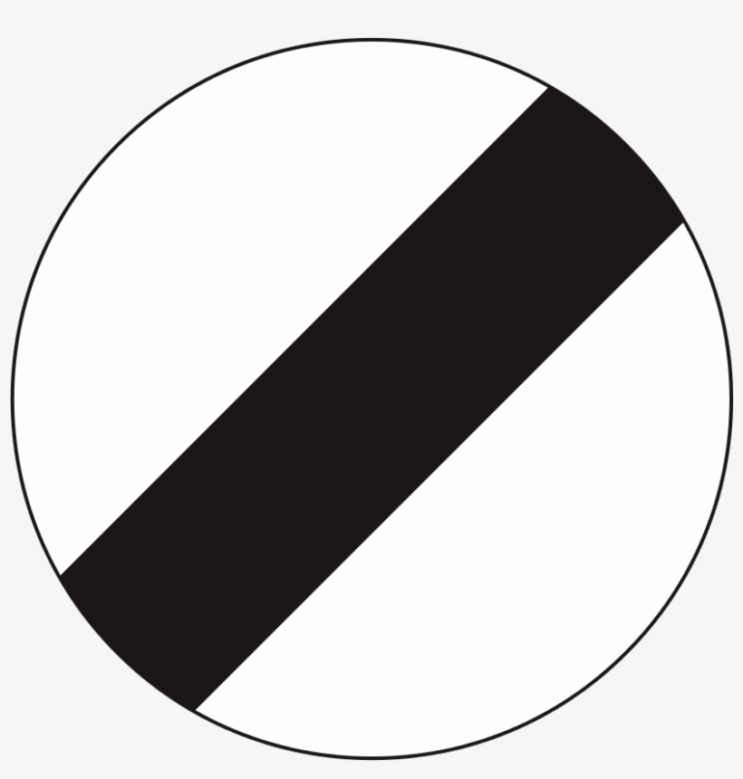 Singapore Road Signs - National Speed Limit Sign, transparent png #5679509