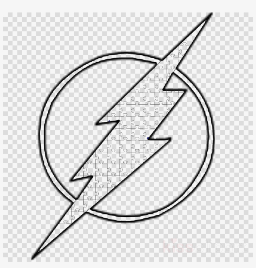 Download Line Art The Flash Clipart Eobard Thawne Wally - Flash Art Line, transparent png #5679565