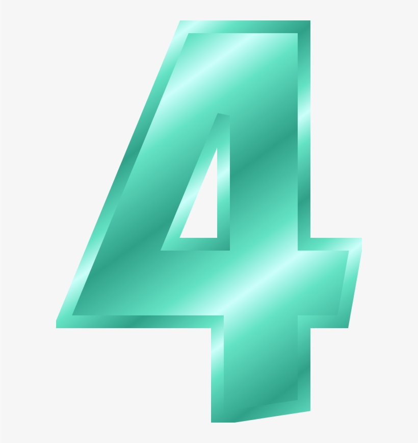 Banner Freeuse Download Free Pngs - Transparent Number 4 Png, transparent png #5679574