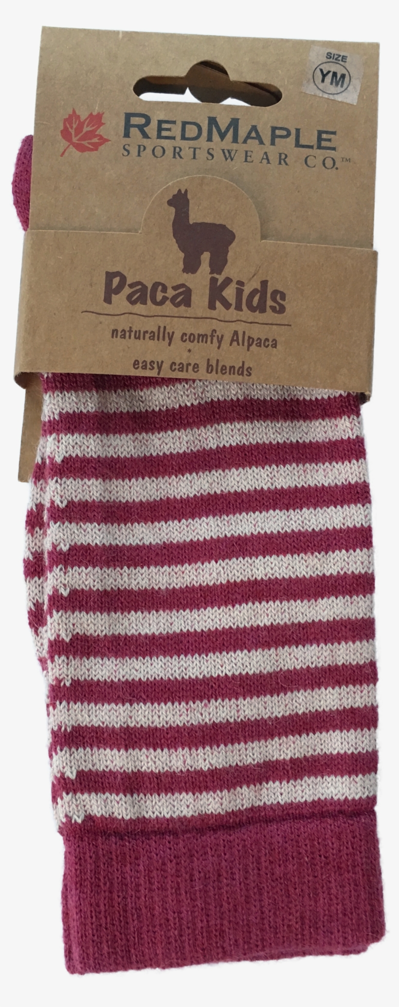 Striped Crew Sock Paca Kids Alpaca/pima Sorbet - Sock, transparent png #5681316