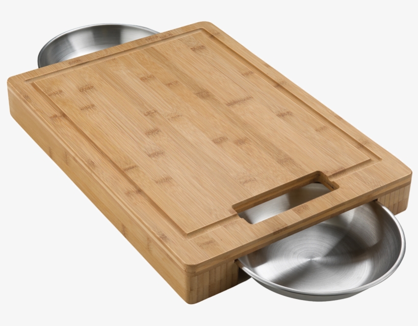 Napoleon Pro Cutting Board & Stainless Steel Bowls - Napoleon Cutting Board, transparent png #5682495