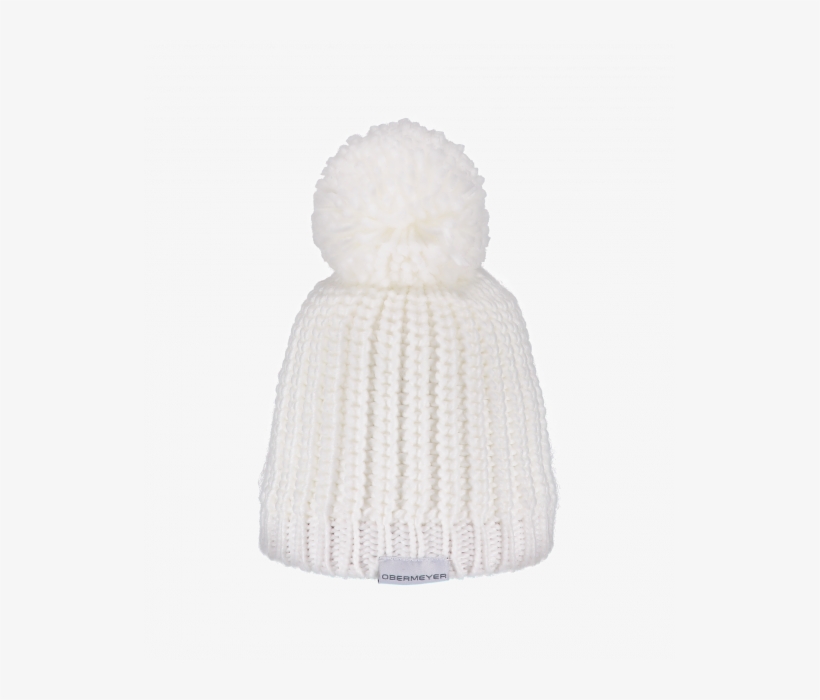 Obermeyer Lee Knit Winter Hat In White, transparent png #5683539
