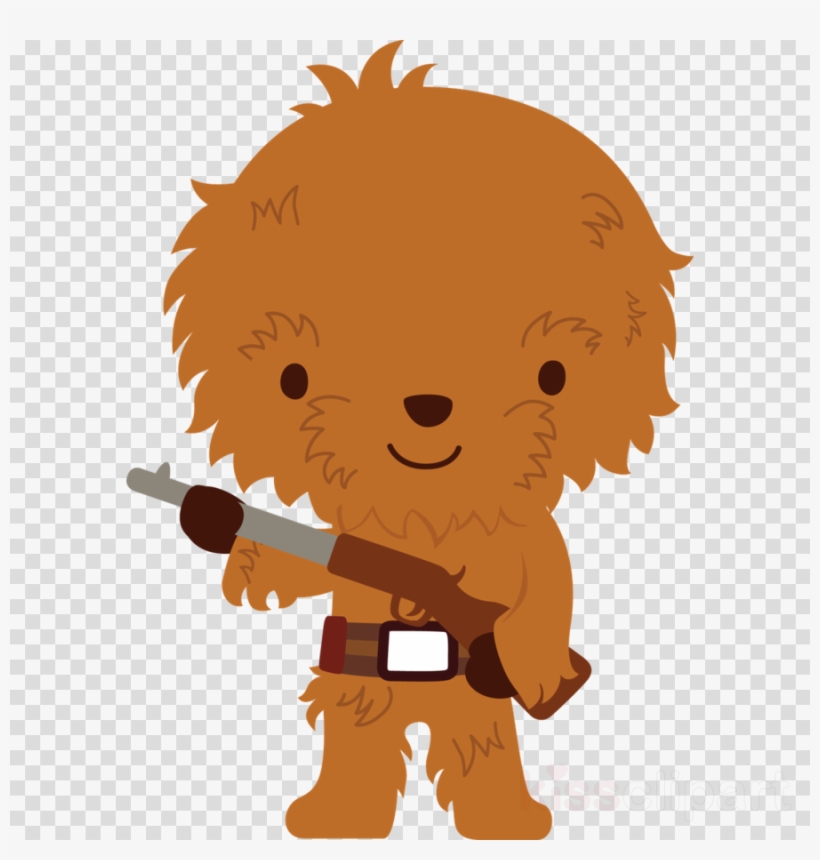 Star Wars Cute Png Clipart Chewbacca Leia Organa Yoda - Personagens Star Wars Desenho Png, transparent png #5684343