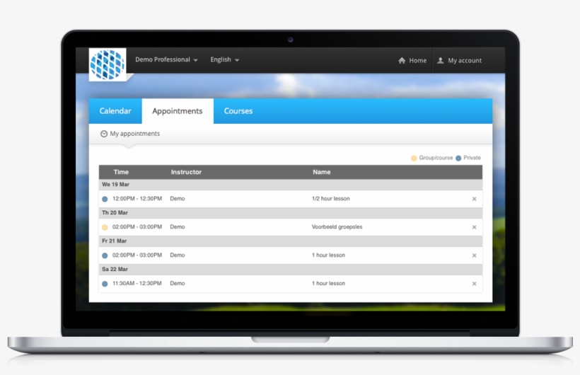 Igolfinstructor Online Calendar And Golf Lesson Overview - Operating System, transparent png #5684716