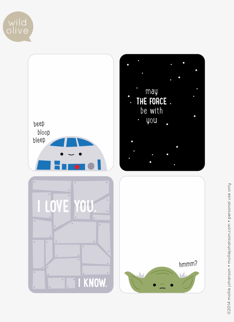 Download The Star Wars Cards Here In Png Format - Diagram, transparent png #5684762