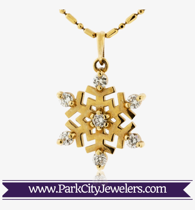 Medium Diamond Tipped Snowflake Necklace - Elk Ivory Tooth Trophy Antler Ring, transparent png #5684967
