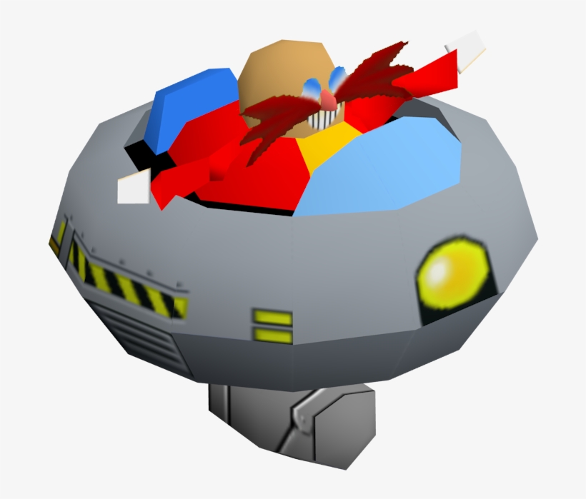 Sr-eggmanmodel - Dr Robotnik Sonic R, transparent png #5685555