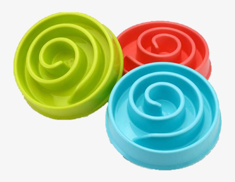 Paisley Paws Swirl Shaped Dog Slow Feed Bowl - Dog, transparent png #5685558