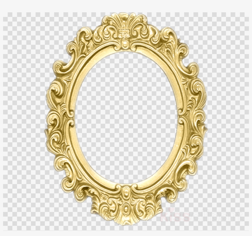 Oval Silver Frame Clipart Picture Frames Silver Ornament - Oval Baroque Frame Png, transparent png #5685753