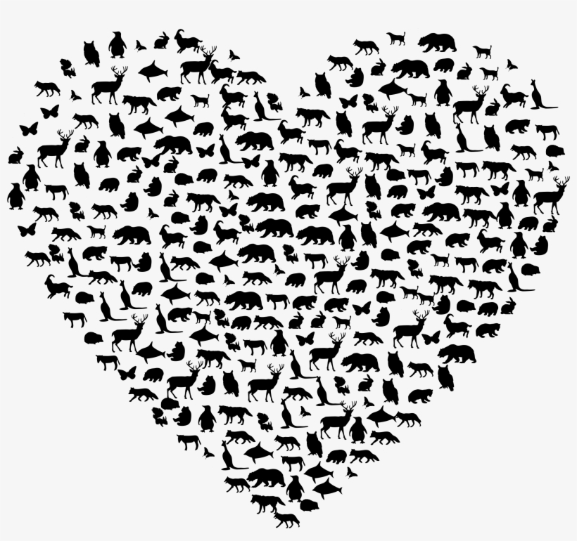 Big Image - Animals Heart, transparent png #5685839