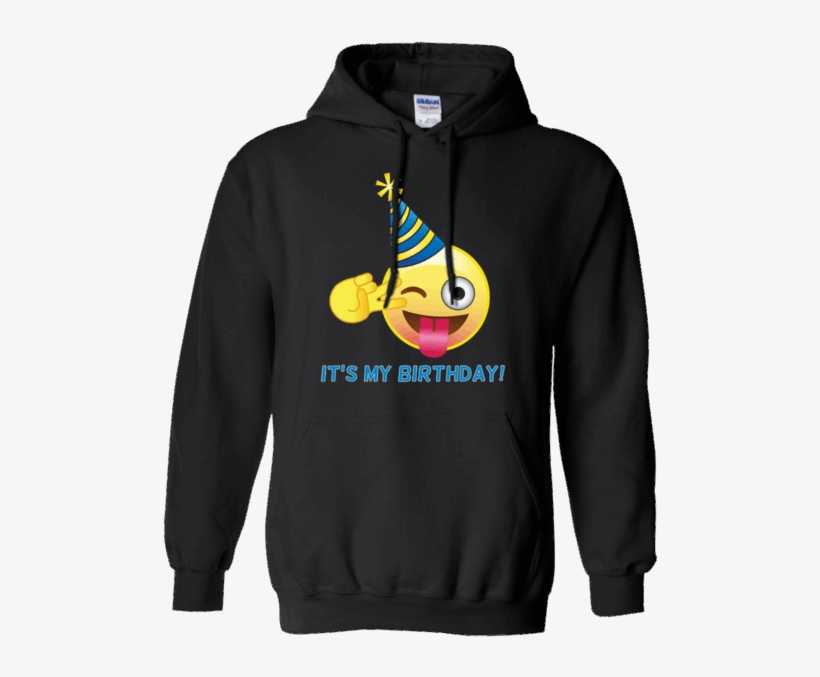 Emoji It's My Birthday Peace Sign With Party Hat T - No Such Thing As A Fish Hoodie, transparent png #5686790