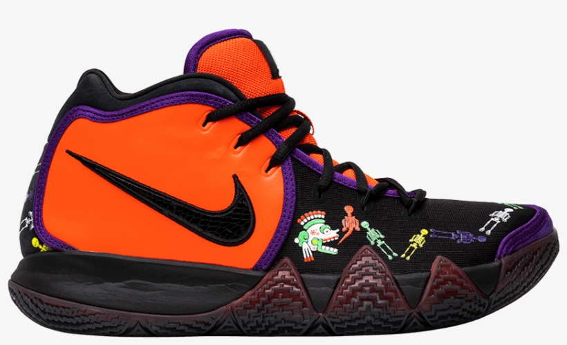 Nike Kyrie 4 Day Of The Dead Mens, transparent png #5687627