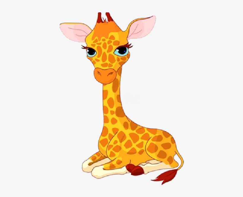 Baby Giraffe Cartoon Png - Cartoon Baby Giraffes, transparent png #5687757