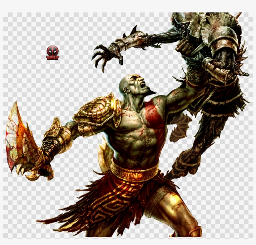 Clipart Resolution 1750*1580 - God Of War 4 Kratos Die, transparent png #5687891
