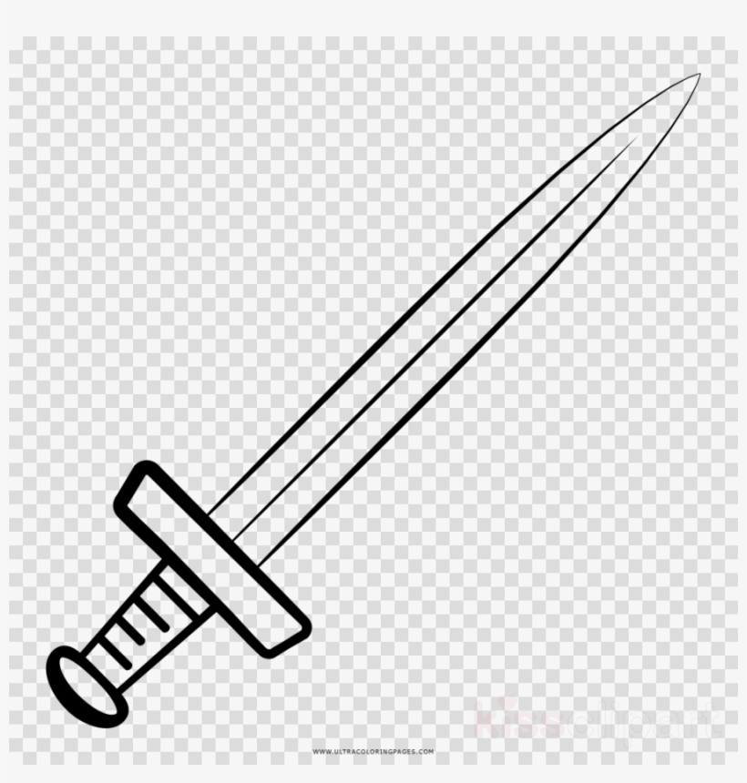 Espada Para Colorear Clipart Sword Drawing Coloring - Gecko Pj Masks Clipart, transparent png #5687996