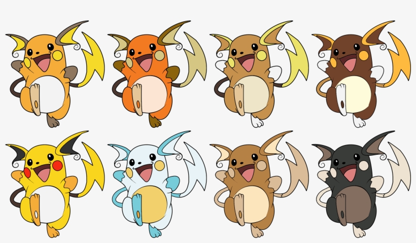 Lizuka's Alternate Color Mock-ups Take 2 - Pokemon Go: Diary Of A Wimpy Raichu [book], transparent png #5688966