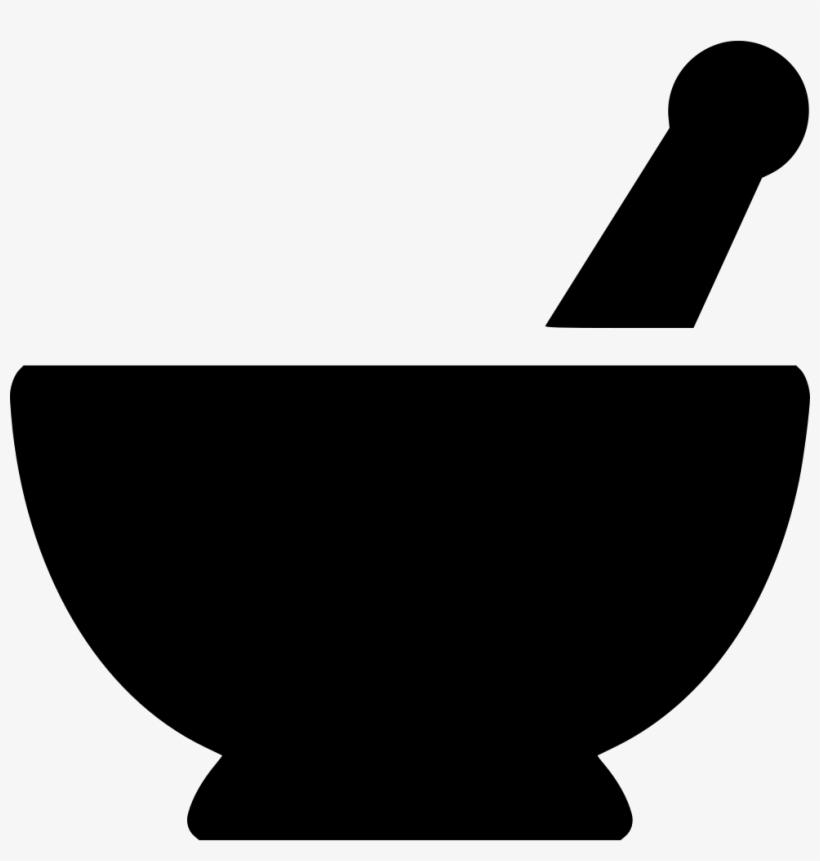 Mortar Pestle Comments - Mortar And Pestle Svg, transparent png #5689674
