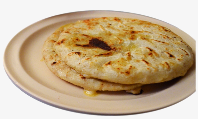 One Crispy Taco And One Cheese Pupusa, Served With - Bhakri, transparent png #5690022